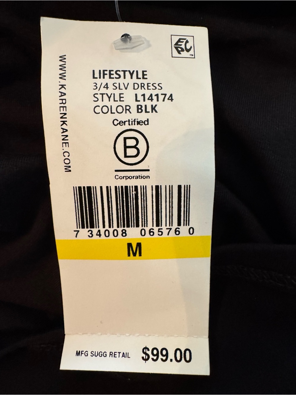 Karen Kane Three Quarter Sleeve A-Line
Dress NWT (M) - Picture 9 of 12